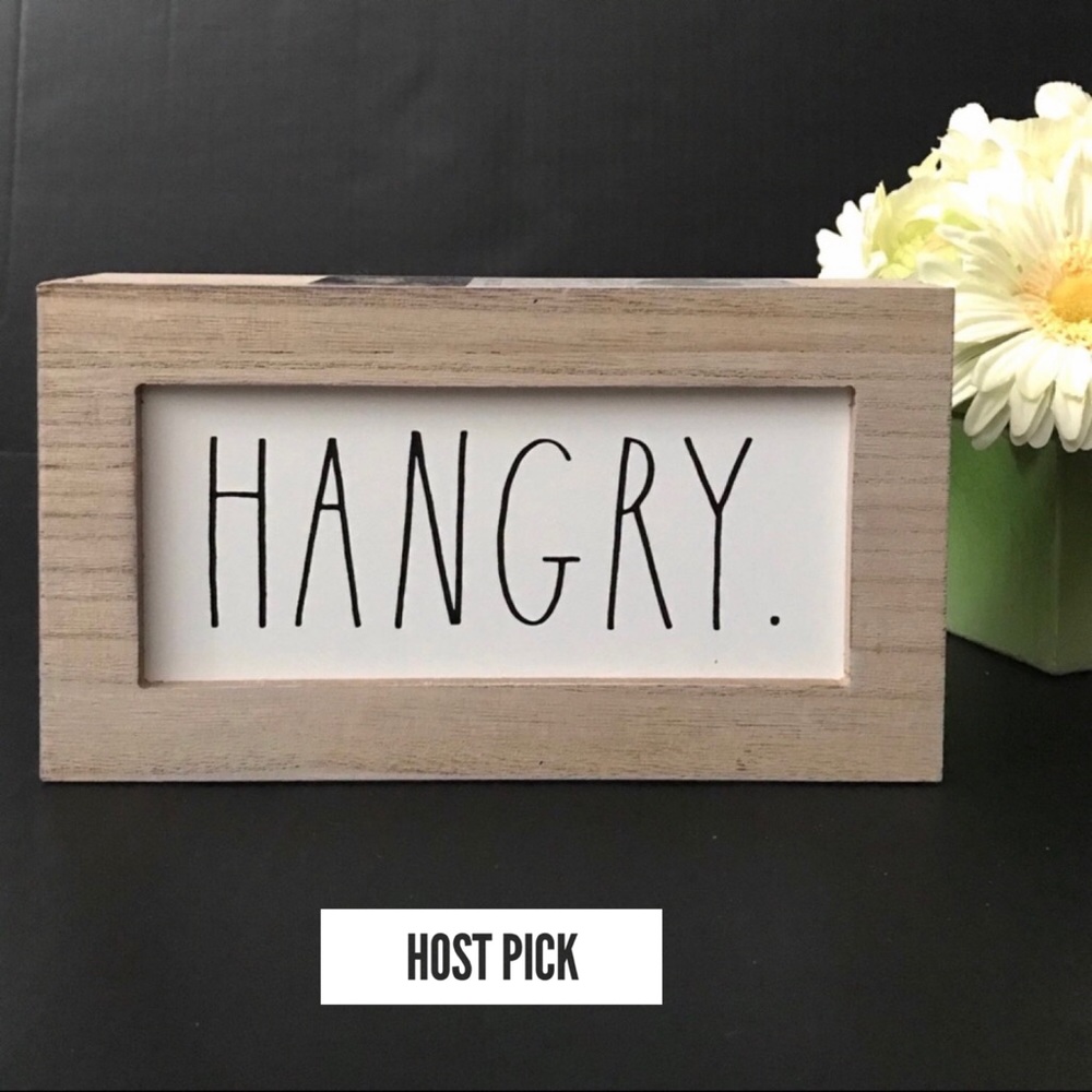 Rae Dunn Hangry Box Sign
